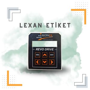 LEXAN(LEKSAN) ETİKET